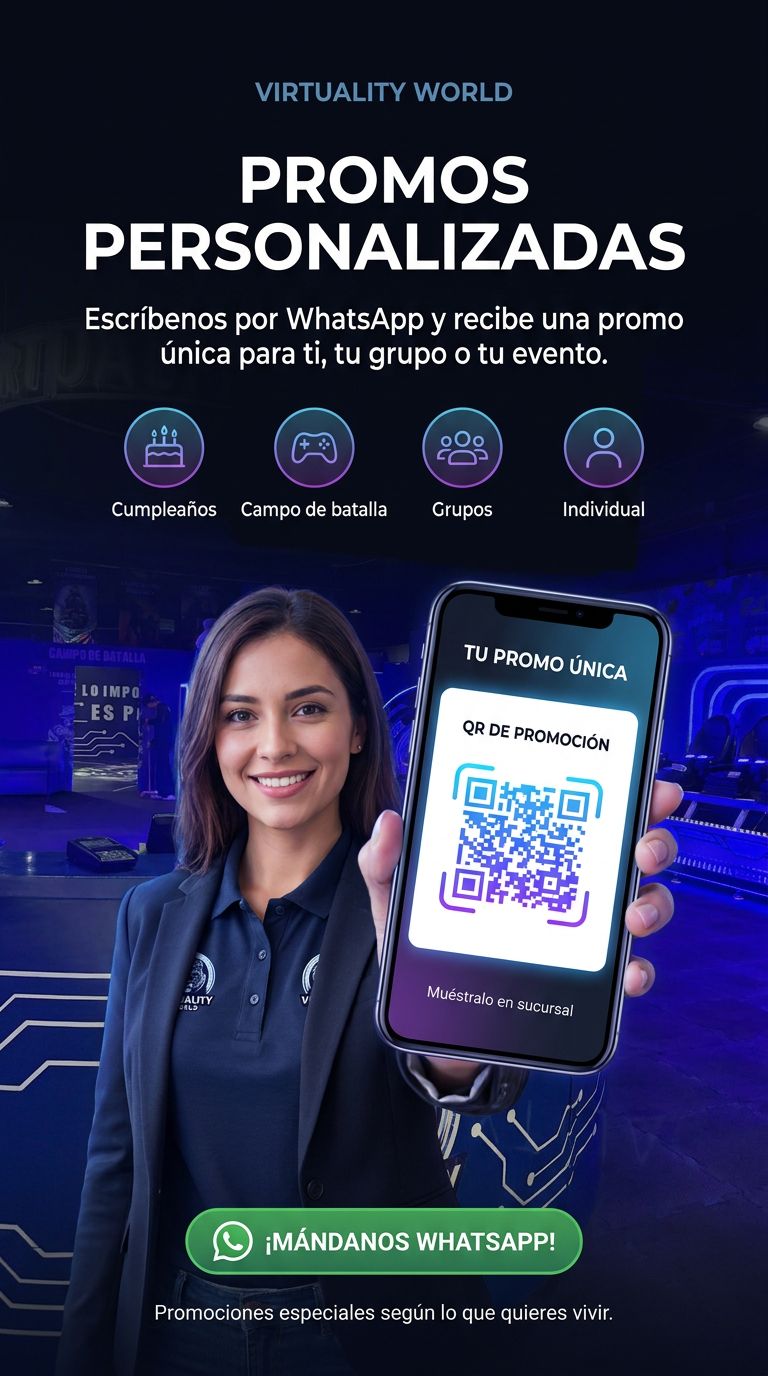 Promociones personalizadas Virtuality World